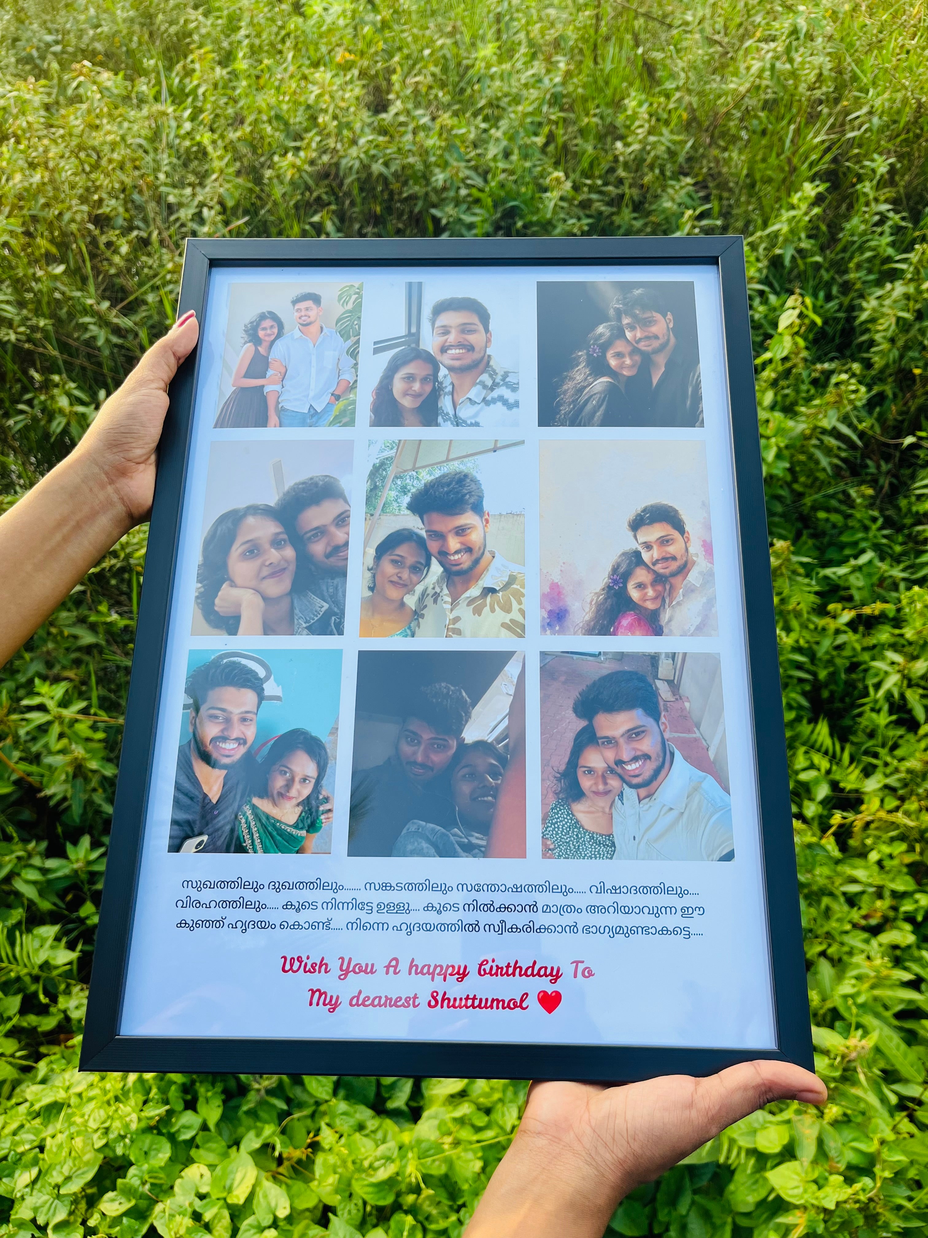 College frame with writings & wishes by framista