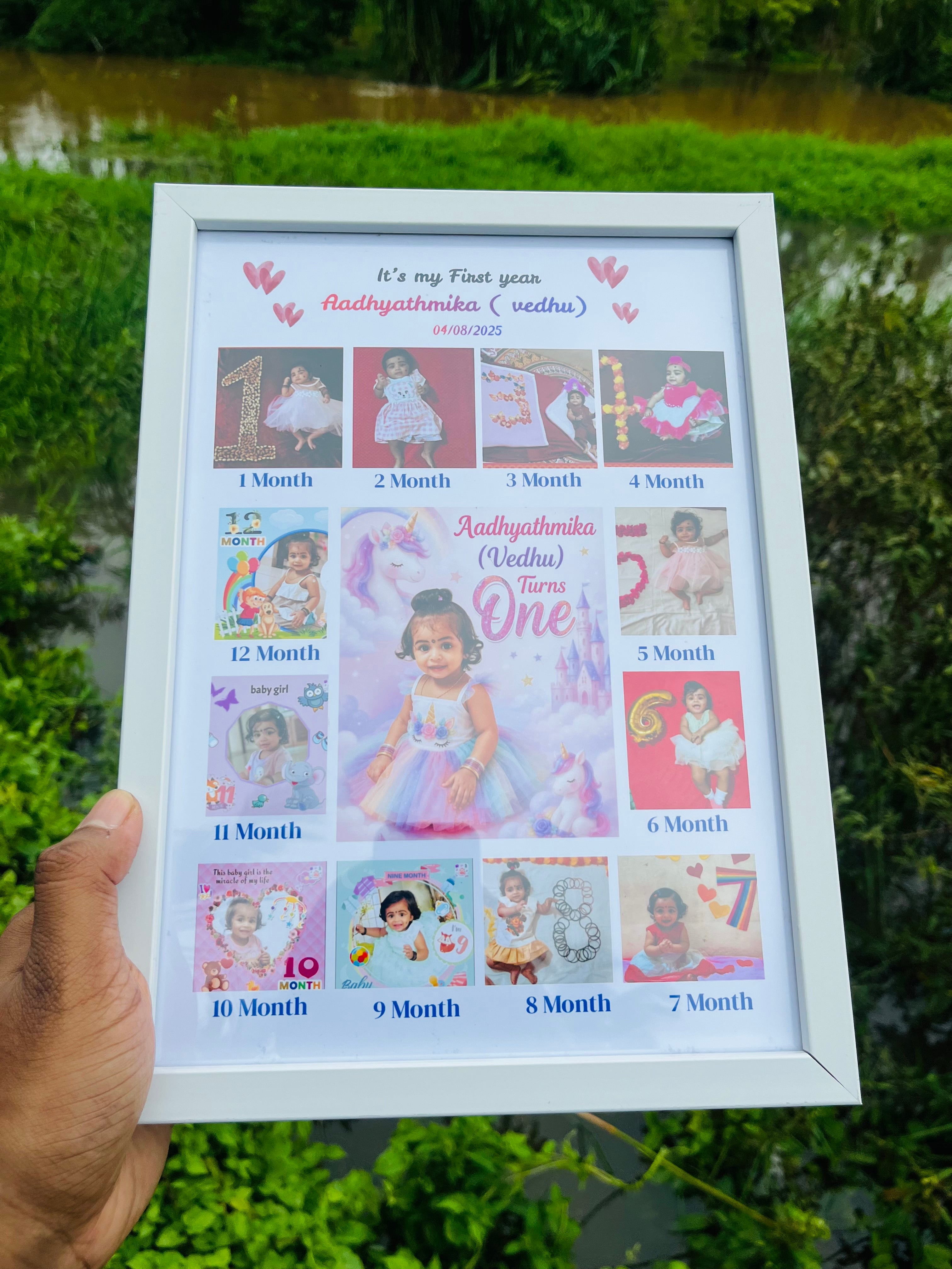Baby 1st Birthday frame by framista