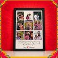 Custom Wish & Photo Collage Frame by framista