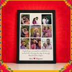 Custom Wish & Photo Collage Frame by framista